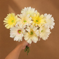 Verse, levensechte zijden gerbera's met één steel, Scandinavische stijl, woonkamer/kantoor decoratie, fotografie, Thanksgiving, Pasen