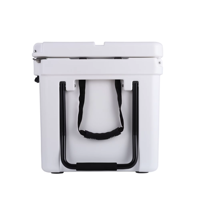 Glacière à roulettes rotomoulée en PE/PU, grande capacité 75QT, personnalisable avec logo, portable, réutilisable, isotherme, étanche pour aliments, ODM/OEM