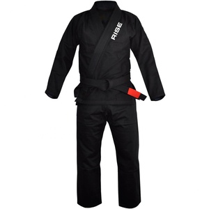 Parches Sublimados con Bordado de Logotipo de Diseño Personalizado en Negro, Gi de Bjj Hecho a Medida - Product Image 1