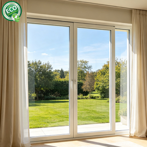 Fenêtre coulissante simple en aluminium 6063 pour la maison, double vitrage en aluminium avec verre trempé - Product Image 5