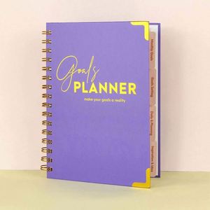 2025 Custom Printed Logo <b>A5</b> Spiral Bound Hardcover Daily Planner <b>Notebook</b> Gift Box for Certified Durable Paper Cover 369 Pages - Product Image 2