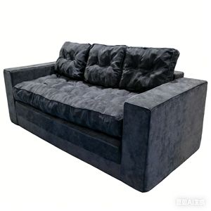 Customized Gray <b>Sponge</b> Sofa <b>Bed</b> Foldable Convertible Multifunctional For Small Apartment Leisure Use - Product Image 3
