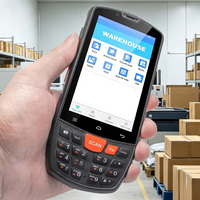 Terminal PDA portable robuste avec lecteur de codes-barres, Android 12/15 OS, IP65, processeur Octa-core 2.3GHz et 4G+64G, en stock pour la logistique d'entrepôt