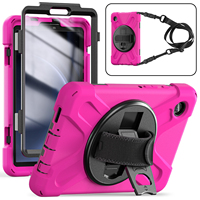 Housse de tablette pour Samsung Galaxy Tab A9 (2023) X110/X115/X117 8,7 pouces avec support et porte-stylet