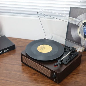 Tocadiscos de Vinilo Vintage Elegante <span class=keywords><strong>para</strong></span> Sala de Estar, Regalo <span class=keywords><strong>para</strong></span> Mudanza, Compatible con Altavoces, Hecho en China, Otras Marcas - Product Image 3