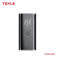 Compresseur d'air numérique sans fil amélioré 3*1500 mAh pour pneus de voiture 12V avec affichage numérique, gonfleur de pneus portable