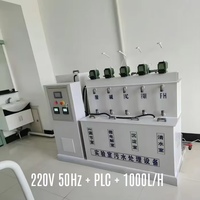 Système de traitement des eaux usées de laboratoire 1000L/H, automatique, PLC, élimination des métaux lourds, 220V 50Hz, Malaisie, Philippines, Myanmar, CDC, Recherche Pharmaceutique