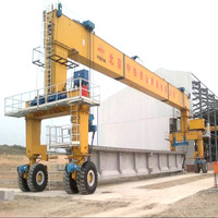 YAOU 40 tonnes Rtg portique grue prix Precio De La Grua Rtg Sts Rtg pour conteneur et faisceau de levage préfabriqué