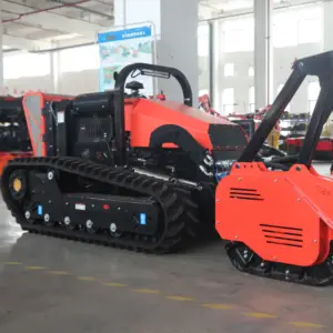 New Design Crawler Type Remote Control Robot Lawn Mower for Agricultural Forestry Equipment