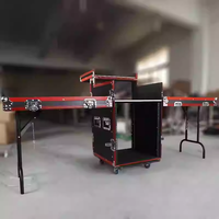 Flight case/rack cabinet/amplificateur audio/mixeur/microphone sans fil/boîtier de scène professionnel 16U/12U en métal, résistant à l'eau, OEM ODM