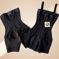 Fajas Colombianas Moldeadoras pour Femme avec Bretelles Amovibles, 6 Baleines en Acier, Bodys Gainants Taille Haute pour Remodelage des Fesses