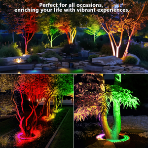Weihnachts-Palmenbaum-Lichter für Außenbereich IP65 <span class=keywords><strong>LED</strong></span> Baumumarmungslicht für Garten Landschaft Straße Künstliche Palmenbaum-Dekoration - Product Image 5