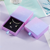 Boîte d'emballage en carton de luxe avec Logo personnalisé, coffret en papier pour bijoux avec impression, top et bas à lèvres, boîte cadeau en papier