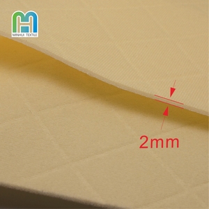Tissu matelassé hexagonal 22D 6MM Soft Touch à boucles, composite <span class=keywords><strong>mousse</strong></span> laminée haute vitesse pour le soutien médical et l'intérieur automobile - Product Image 1