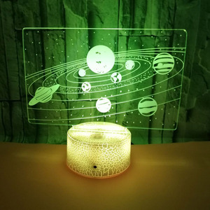 Lampe LED 3D à 7 couleurs changeantes, veilleuse pour <span class=keywords><strong>la</strong></span> chambre à coucher, luminaire décoratif d'intérieur, nouveau modèle - Product Image 6