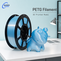 Filamen Printer 3D PETG 1.75mm 1kg Ketahanan Tinggi Tahan Panas Minimalisasi Penyimpangan Filamen PETG untuk Pencetakan 3D FDM