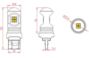 Faros LED para coche Toyota, luces H1 H3 H8 H9 H11 9005 9006 5202 H16 - Product Image 4