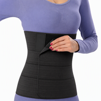 Ceinture de soutien lombaire en nylon réglable et élastique pour le maintien de la posture dorsale, idéale pour l'entraînement physique et l'usage quotidien