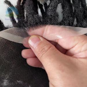 100 perruques en <span class=keywords><strong>cheveux</strong></span> humains pour Afro-Américains, <span class=keywords><strong>coupe</strong></span> en bol, fabrication de dreadlocks, tresses, toupet pour hommes, <span class=keywords><strong>cheveux</strong></span> indiens Remy, dentelle de 6 pouces - Product Image 2