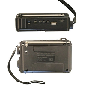 Outdoor Portable 8 Band FM AM SW Multiband Radio High Sensitivity Antenna BT MP3 Player <b>USB</b> TF Card Slot Compact Wrist Strap - Product Image 3