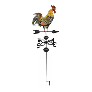 Metalen Windwijzer Voor Tuin Decor Boerderij Decoratieve Met Haan Ornament Windvaan Weathervanes