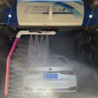 Machine de lavage de voitures automatique avec distributeur de billets et paiement par carte pour fonctionnement sans surveillance