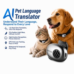 เครื่องแ<span class=keywords><strong>ป</strong></span>ลภาษาสัตว์เลี้ยงแบบเรียลไทม์ ความแม่นยำสูง ตรวจจับอารมณ์ ตัวแ<span class=keywords><strong>ป</strong></span>ลภาษาสัตว์เลี้ยงสำหรับแมวและสุนัข - Product Image 1