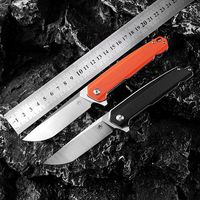 Couteaux J150 Kraken, manche G10, couteau pliant à manche noir et couteau de chasse, couteau d'extérieur, livraison gratuite