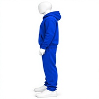 Ensemble de survêtement à capuche AMSEC INDUSTRY imprimé avec strass, longueur intégrale, 100 % coton, sweat-shirt et pantalon de survêtement, streetwear décontracté