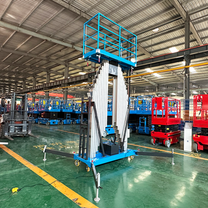 14 मीटर अलॉयज एलिवेटेड वर्क प्लेटफॉर्म बिक्री के लिए एल्यूमीनियम डबल मस्तूल हवाई कार्य मंच - Product Image 5