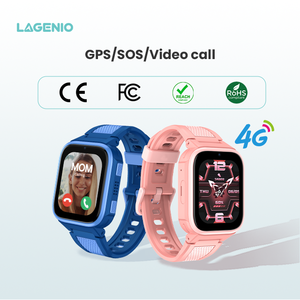 Montre connectée pour enfants LAGENIO, carte SIM 4G, positionnement GPS, SOS, TFT 1,8 pouces, étanche IP68, assistant vocal AI, montre connectée pour enfants - Product Image 1