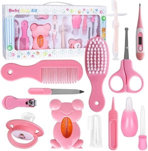 Kit de Cuidado <span class=keywords><strong>para</strong></span> <span class=keywords><strong>Bebés</strong></span> 13 en 1, Set de Seguridad y Salud <span class=keywords><strong>para</strong></span> <span class=keywords><strong>Recién</strong></span> <span class=keywords><strong>Nacidos</strong></span> con Cepillo de Dientes, Cuchara <span class=keywords><strong>para</strong></span> Oídos, Termómetro, Cortauñas y <span class=keywords><strong>Lima</strong></span> - Product Image 2