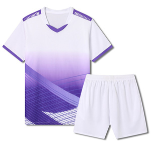 Maglia e <span class=keywords><strong>Pantaloncini</strong></span> da <span class=keywords><strong>Calcio</strong></span> Personalizzati 100% Poliestere Leggeri Traspiranti ad Asciugatura Rapida con Stampa Digitale Nome Numero per <span class=keywords><strong>Squadre</strong></span> - Product Image 2