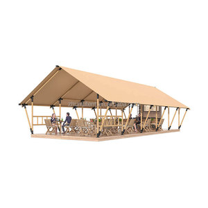 <span class=keywords><strong>Tente</strong></span> de camping de luxe carrée, résistante à la pluie, imperméable, quatre saisons, pour l'extérieur - Product Image 2