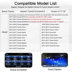 Autoabc <span class=keywords><strong>Apple</strong></span> <span class=keywords><strong>Carplay</strong></span> Inalámbrico para <span class=keywords><strong>Toyota</strong></span> Camry Corolla Highlander Tundra <span class=keywords><strong>Auris</strong></span> Prius Rav4 2014-2019 con 1 Año de Garantía - Product Image 6