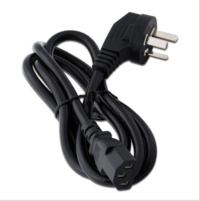 Finier 1.8m OD8.0 National Standard Bold Engineering Three-plug Computer Power Cord in Stock