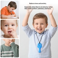 Sucette magique arc-en-ciel en silicone de qualité alimentaire, jouet anti-chute pour bébé avec cordon, pour les enfants de 24 mois et plus, autisme, sensoriel