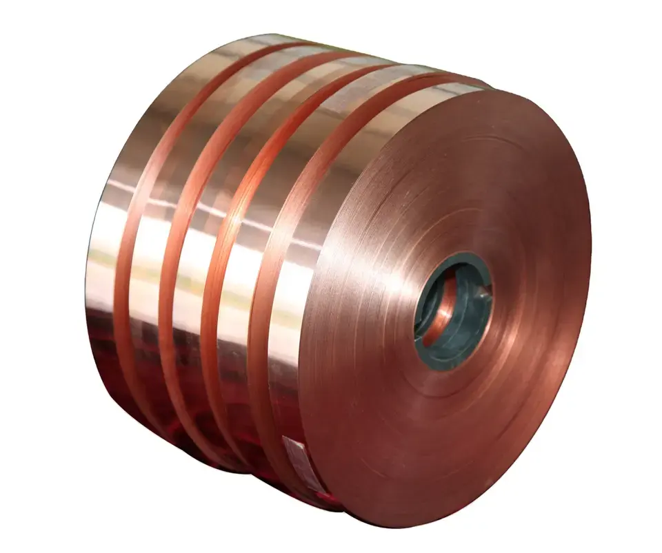 Copper Coil 0.15X20Mm 1/2H Copper Beryllium Tape C17200(Alloy 25) Strip