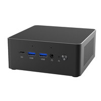 Mini PC JWIPC con CPU Intel Ultra5, Doble RAM, Doble Almacenamiento, SSD de 2.5 Pulgadas, Ultra Gaming SFF, Wifi 7, 2 HDMI, 2 Tipo C, IA