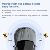 EASYGUARD Smart Key PKE Kit 4 Tombol Keamanan Tinggi Garansi 1 Tahun untuk Kendaraan Mercedes Cocok dengan Tombol Start Push OEM Pabrik