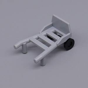 Building block MOC small particle accessories: handcart, urban construction and engineering transport tool, handheld <strong>shovel</strong> - Product Image 2