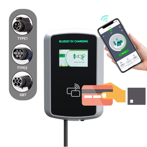 <span class=keywords><strong>Borne</strong></span> de Recharge pour Voiture Électrique 22 kW, Chargeur Mural EV WiFi, Chargeur EV 22 kW <span class=keywords><strong>Type</strong></span> <span class=keywords><strong>2</strong></span> Triphasé - Product Image 1