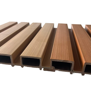 Hiện đại bên ngoài không thấm nước rãnh WPC Panel tường ngoài trời Vườn Composite Ốp kỹ thuật chải cho bên ngoài ốp - Product Image 4