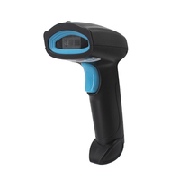 Escáner de código QR 1D 2D de mano, pistola de escaneo de código de barras, escáner inalámbrico de código de barras POS, U-2W