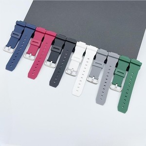 Bracelet de montre en Silicone pour hommes, 16mm, pour <span class=keywords><strong>Casio</strong></span> DW6900 DW5600 <span class=keywords><strong>GM2100</strong></span> GA2100, Bracelet de sport étanche, nouvelle collection - Product Image 5