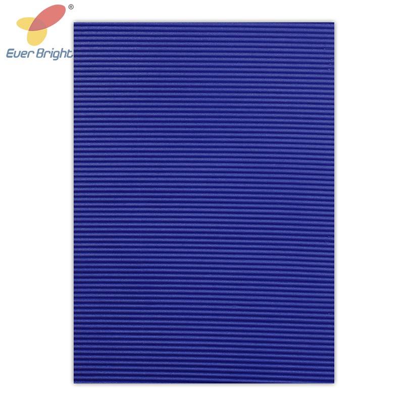 Wholesale A4 Size Colorful Corrugated Cardboard Paper Sheets for Craft and DIY Projects