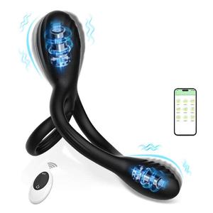 Control de aplicación Vibración Anillo para el pene Semen Bloqueo Ojo de oveja Juguete sexual para adultos Bloqueador de circuncisión masculina - Product Image 1