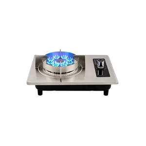 price china kitchen single burner gas cooker stove aga approved gas stove with 2 burners wooden kitchen appliances slider