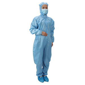 Groothandel Antistatische Esd Cleanroom Kleding Jumpsuit Overall Antistatische Kleding Workshop Werkkleding - Product Image 2