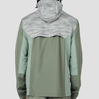 Ensemble deux pièces léger et personnalisé pour homme, veste coupe-vent patchwork et short à séchage rapide, vêtements de sport pour homme